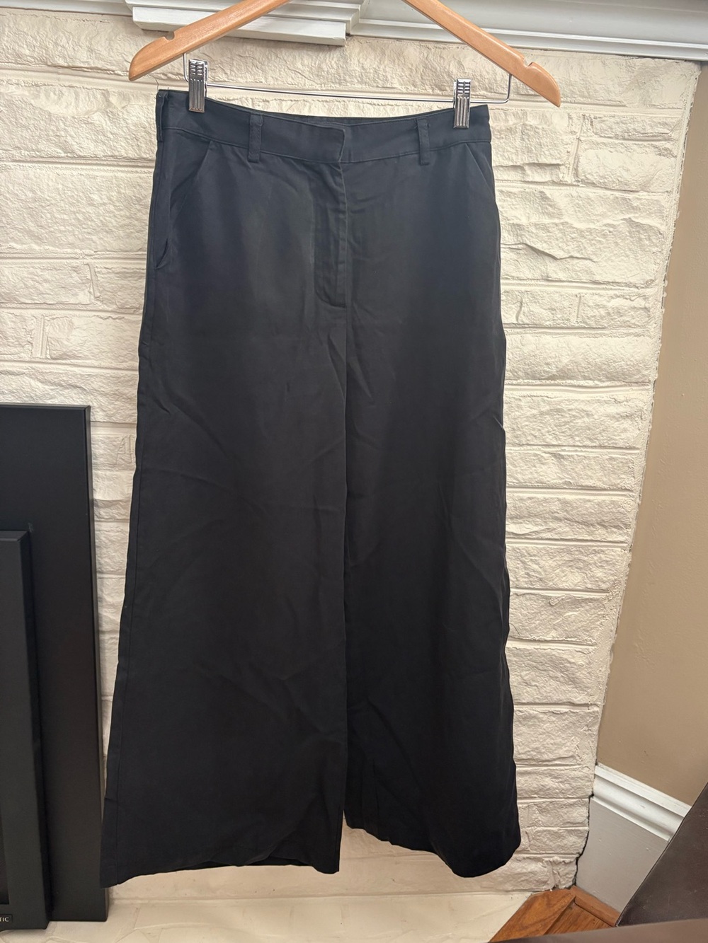Who Wore What Black Wide-Leg Pants Women’s Small